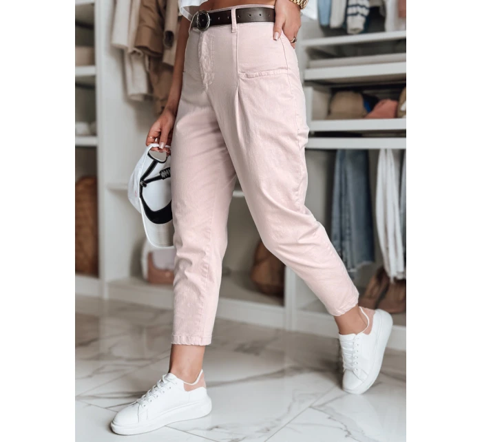 Dámské chinos kalhoty růžové Dstreet model 21986277 - FashionStreet