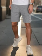 Pánske sivé teplákové šortky Dstreet SX2485
