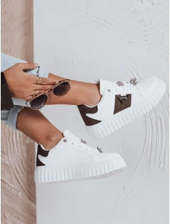 Dámske tenisky na platforme biele FashionStreet ZY1058