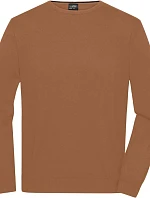 Daiber JN 1314 Pánsky sveter s okrúhlym výstrihom 02.1314 camel