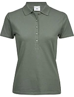 Tee Jays TJ 145 Dámske luxusné ťažké strečové piqué polo 18.0145 listovo zelené Tee Jays TJ 145 Dámske luxusné ťažké strečové piqué polo 18.0145 listovo zelené