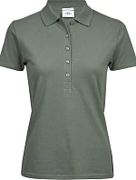 Tee Jays TJ 145 Dámske luxusné ťažké strečové piqué polo 18.0145 listovo zelené