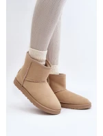 Śniegowce Damskie Cross Jeans MM2R4023C Beżowe Śniegowce Damskie Cross Jeans MM2R4023C Beżowe