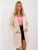 Kardigan AT SW beżowy model 20463665 - FPrice Kardigan AT SW beżowy model 20463665 - FPrice