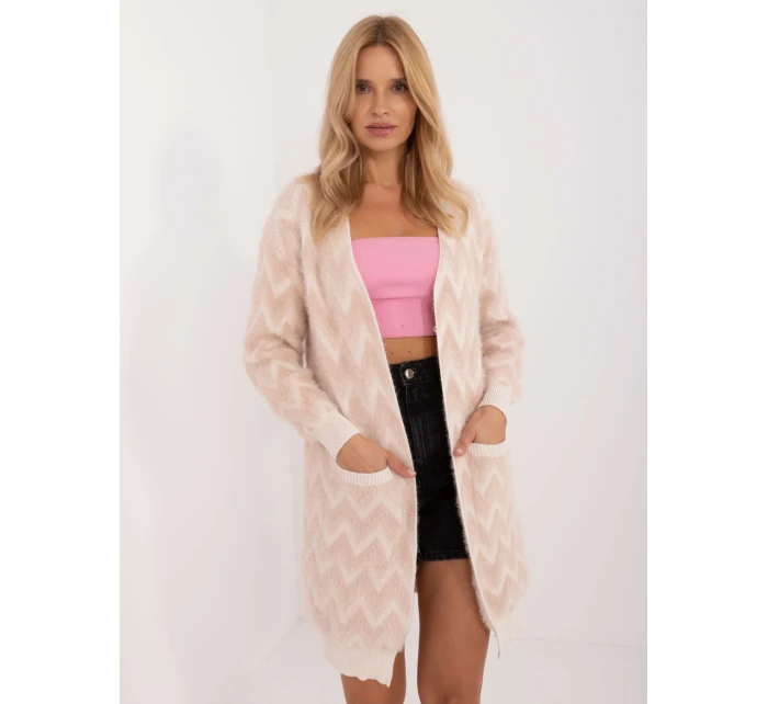 Kardigan AT SW beżowy model 20463665 - FPrice Kardigan AT SW beżowy model 20463665 - FPrice