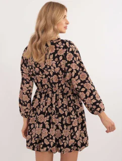 Šaty DHJ SK 19861 7.94 čierno-béžové