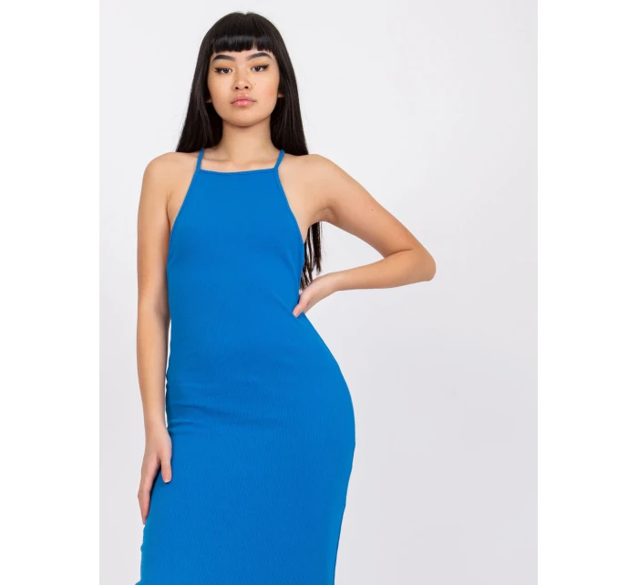 Šaty RV SK model 17050003 tmavě modrá - FPrice Šaty RV SK model 17050003 tmavě modrá - FPrice