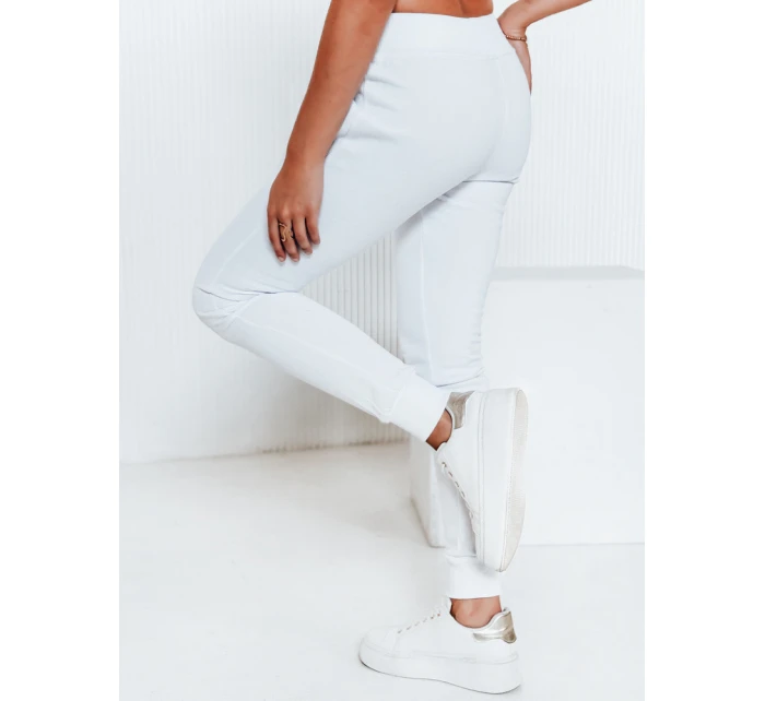 Dámske tepláky FITS biele UY0134