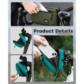 Taška na riadidlá bicykla Rockbros 2,1 l nieb