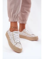 Vzorované Dámské Tenisky Na Platformě S Pletením model 21693316 - Lee Cooper