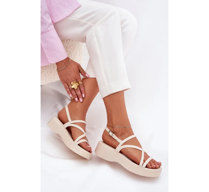 Dámské Sandály Na Platformě S model 21702599 - Boto Dámské Sandály Na Platformě S model 21702599 - Boto