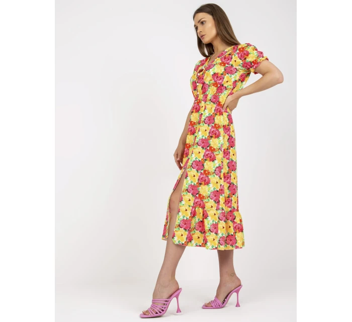 Šaty DHJ SK 7006 3.39 žltá