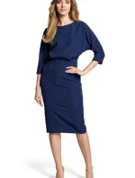 Dámske šaty M360 tmavo modré - Made Of Emotion XL