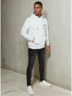 Pánská mikina s kapucí světle šedá Dstreet model 21976036 - FashionStreet