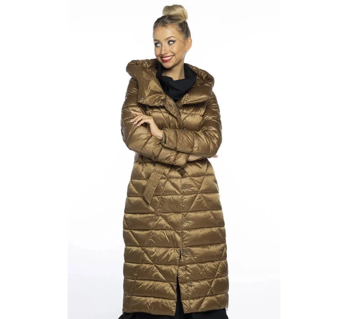 prošívaný kabát s kapucí model 21247349 - Ann Gissy prošívaný kabát s kapucí model 21247349 - Ann Gissy