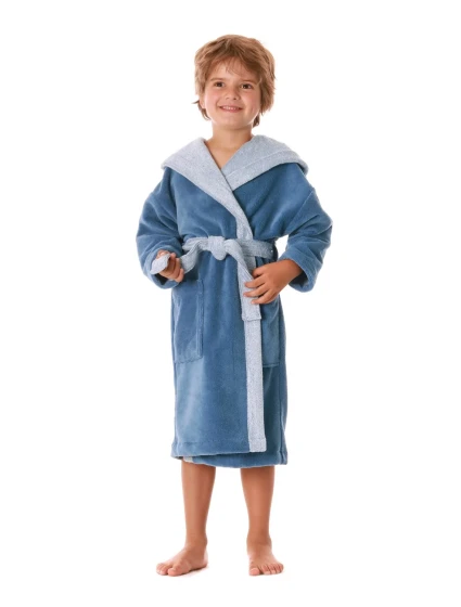 župan Tampa model 20647377 dětský dětské denim světlý - Vestis župan Tampa model 20647377 dětský dětské denim světlý - Vestis