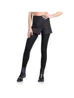 Nepriehľadné pančuchy FLEECE COTTON 100 DEN - BELLINDA - čierne