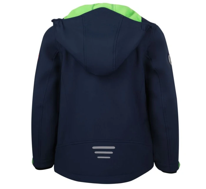 Dětská softshellová bunda Jacket green s prvky navy blue model 21349961 - Trollkids