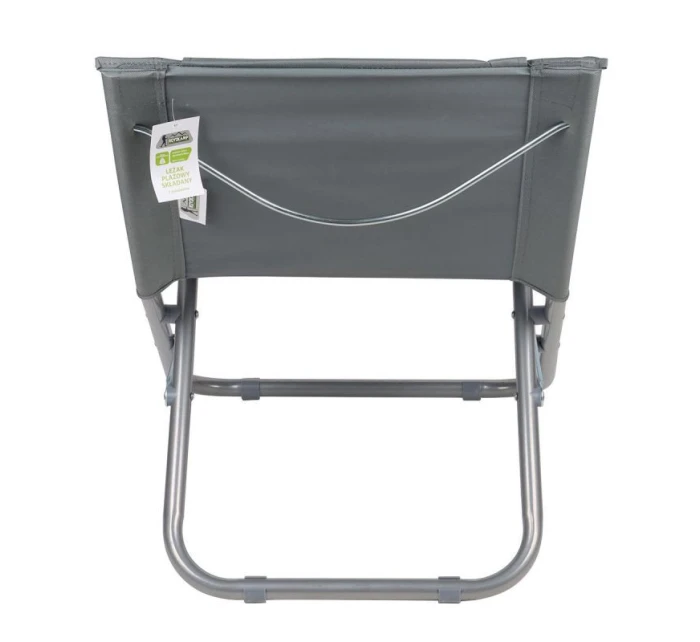 PLÁŽOVÉ SKLADACIE KRESLO ŠEDÉ PLÁŽOVÉ SKLADACIE KRESLO ŠEDÉ