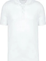 WK WK 274 Pánske pracovné polo tričko z hrubej bavlny 20.W274 biele
