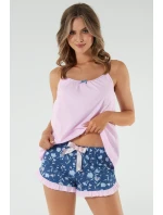 Talianska móda Tulip full length short farba:ružová/print