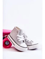 Dětské vysoké tenisky stříbrný model 21587233 - Boto