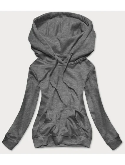 Tmavě šedá dámská mikina model 16150342 - J.STYLE