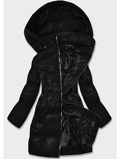 KURTKA ZIMOWA DAMSKA Z KAPTUREM CZARNA model 21244801 - J.STYLE