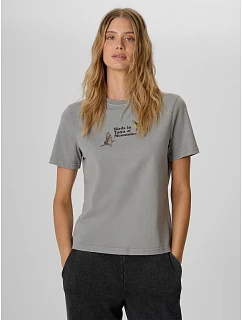 Dámské volné tričko s potiskem model 22369450 - 4F