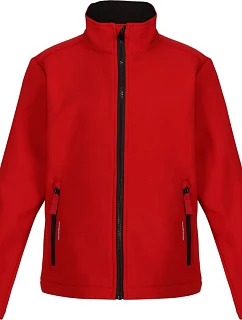 TRA Dětská 2vrstvá softshellová bunda 36.A classic red/black model 22526298 - Regatta