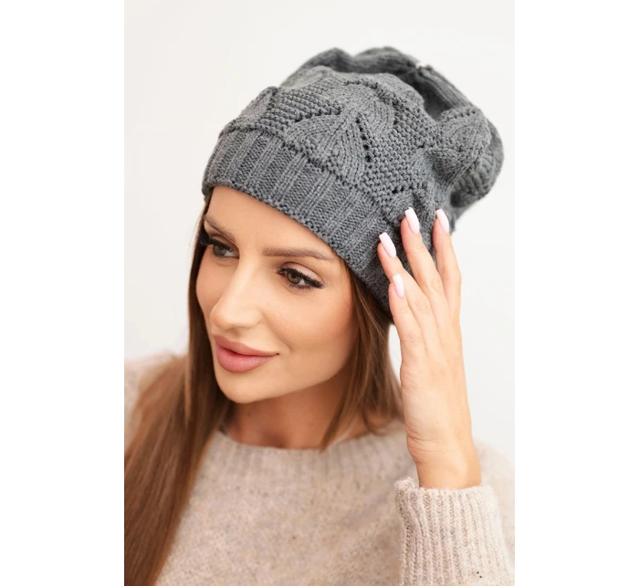 Fleecová čepice Marta K231 ecru