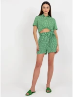 Dámské šortky model 18339410 zelená - FPrice