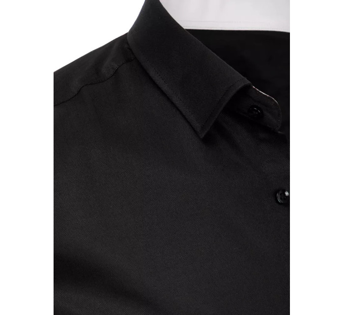 Čierne pánske tričko Dstreet DX2347