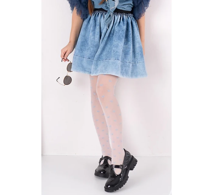 RAJSTOPY DZIEWCZĘCE WZORZYSTE model 19751104 - Knittex