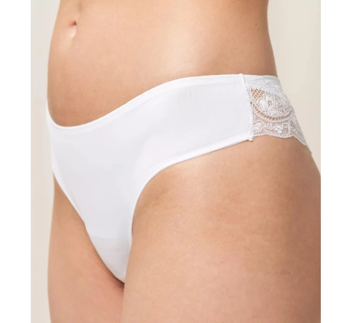 Dámske tangá Lovely Micro Brazilian String biela - TRIUMPH