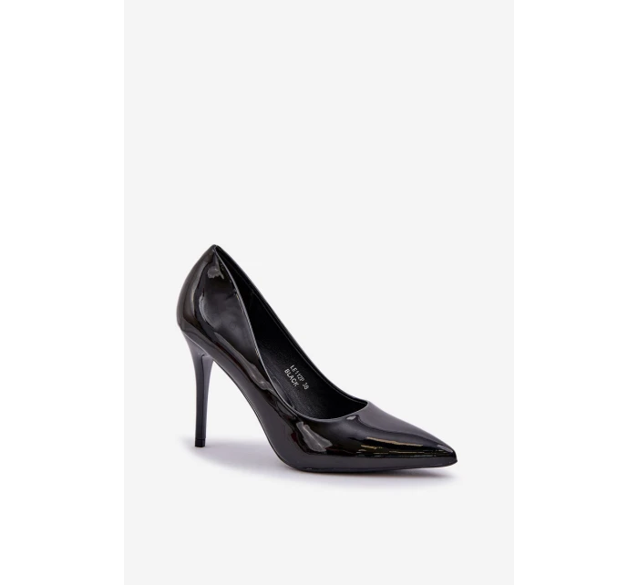 Szpilki Lakierowane Ze Szpiczastymi Noskami Czarne Omenra Szpilki Lakierowane Ze Szpiczastymi Noskami Czarne Omenra