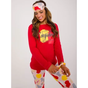 Pyžamo CLM PI model 20233084 červené - FPrice Pyžamo CLM PI model 20233084 červené - FPrice