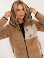 Mikina D20001M02671A2 svetlohnedá