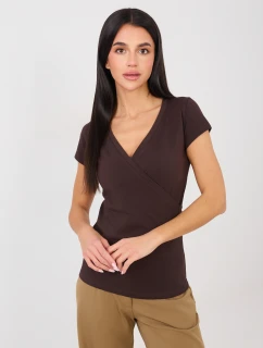 T shirt RV TS model 21893133 ciemny brązowy - FPrice