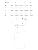 S398 Šaty v tvare ceruzky s bočným rozparkom - ružové