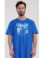 Pánska nočná košeľa s krátkym rukávom Mountain