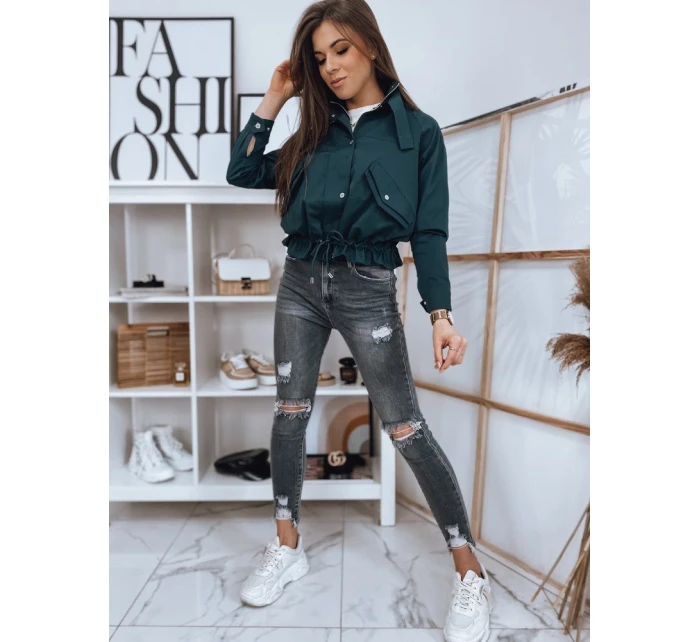 Dámská bunda bomber zelená Dstreet model 21963636 - FashionStreet