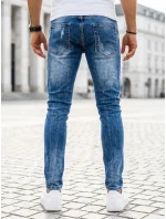 Pánské tmavě modré džínové kalhoty Dstreet model 21968996 - FashionStreet