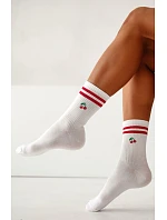 Milena ponožky 0200-237 Čerešňa a pruhy 37-41 Milena ponožky 0200-237 Čerešňa a pruhy 37-41