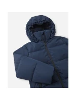 dětská péřová bunda Navy 3 Junior Unisex nepromokavá tmavě modrá model 21351547 - Reima