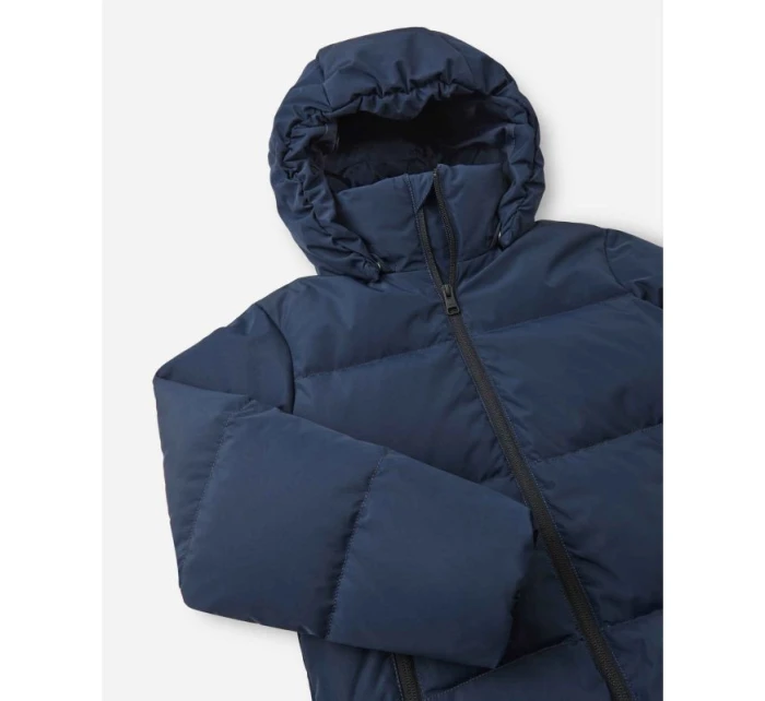 dětská péřová bunda Navy 3 Junior Unisex nepromokavá tmavě modrá model 21351547 - Reima