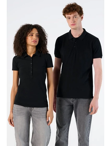 SOL'S Phoenix Women Dámské elastické piqué polo model 22522645 black SOL'S Phoenix Women Dámské elastické piqué polo model 22522645 black