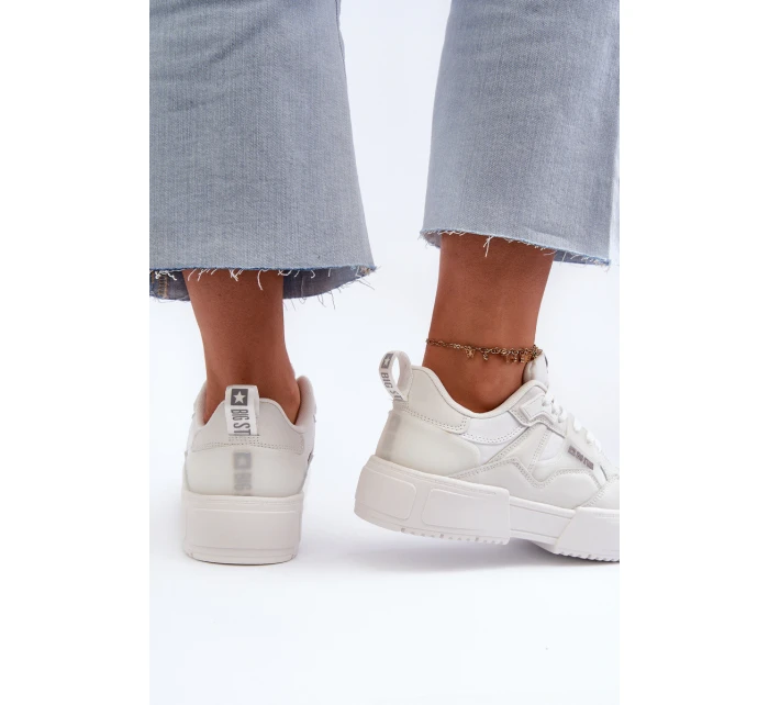 Sneakersy Damskie Big Star NN274357 Memory Foam System Białe