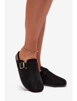 Dámské Pantofle Na Korkové Platformě Stříbrná Big Star Černé model 21705667 - Big Star Shoes