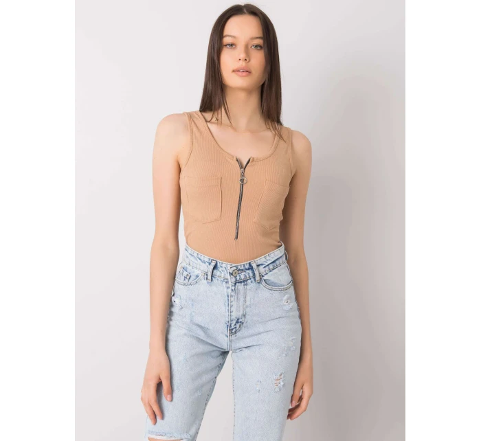 Dámský top DHJ TP model 15430253 velbloud - FPrice Dámský top DHJ TP model 15430253 velbloud - FPrice